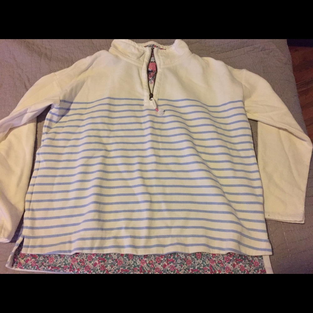Joules half zip sweater size 10